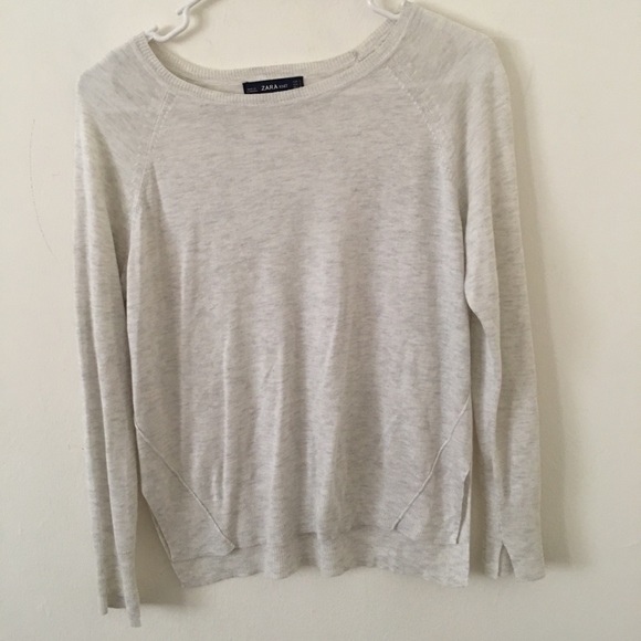 Two Light Zara Sweaters (Cream& Navy) - Picture 1 of 5
